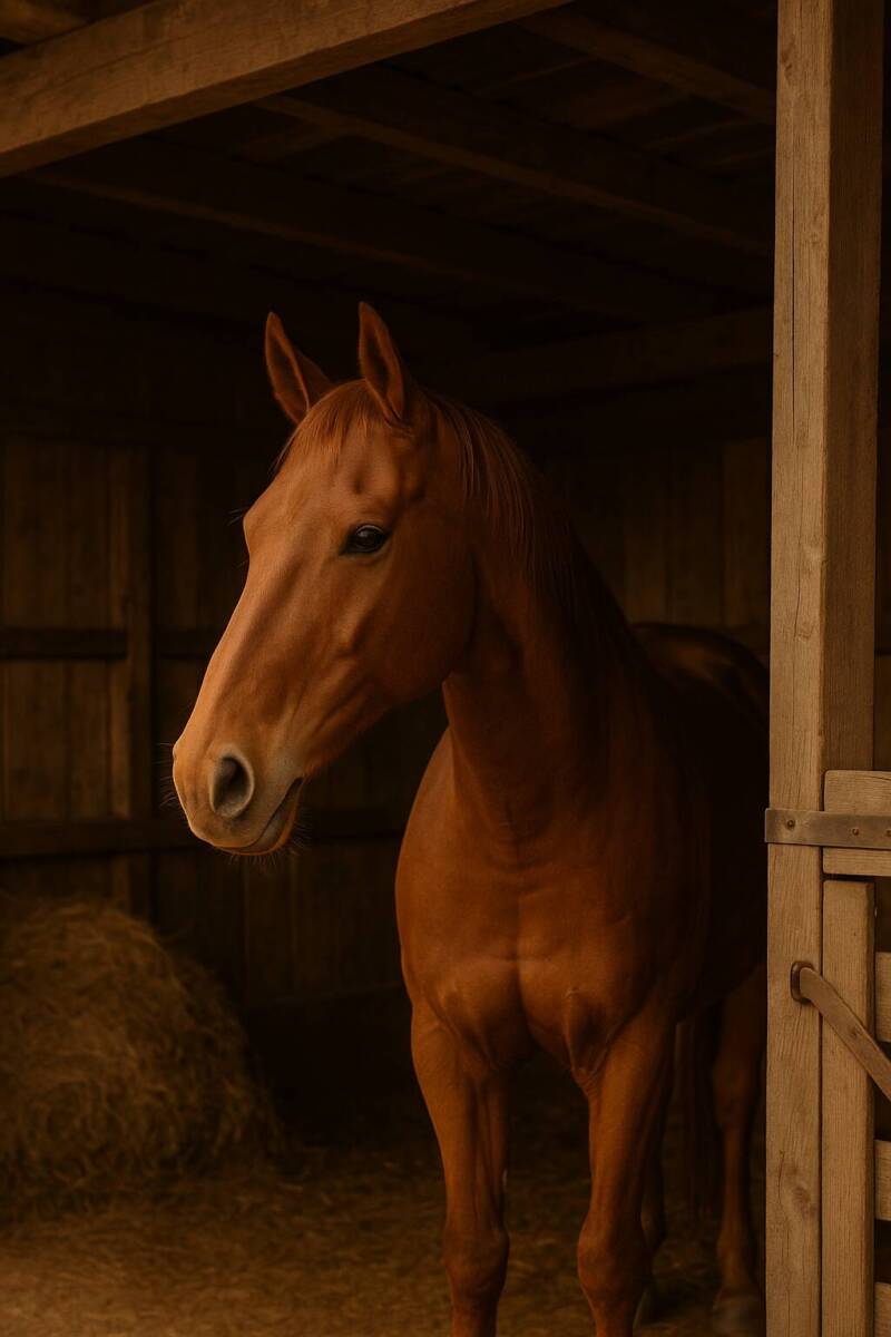 Stallwechsel Pferd Magen